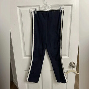 Rag & Bone Simone Slim Fit Hight Rise Side White Stripe Stretch Navy Pants Sz 6